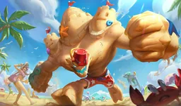 Malphite Curtindo o Verão